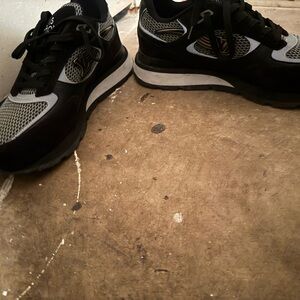 Louis Vuitton Black and Gray Men's Sneakers